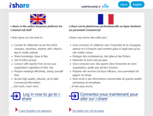 Tablet Screenshot of ishare-afkl.com